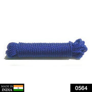 Close-up view of the durable mixed-color multipurpose rope for versatile use.