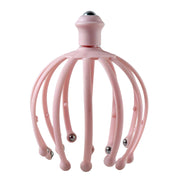 Ergonomically designed head massager for comfortable grip and use.