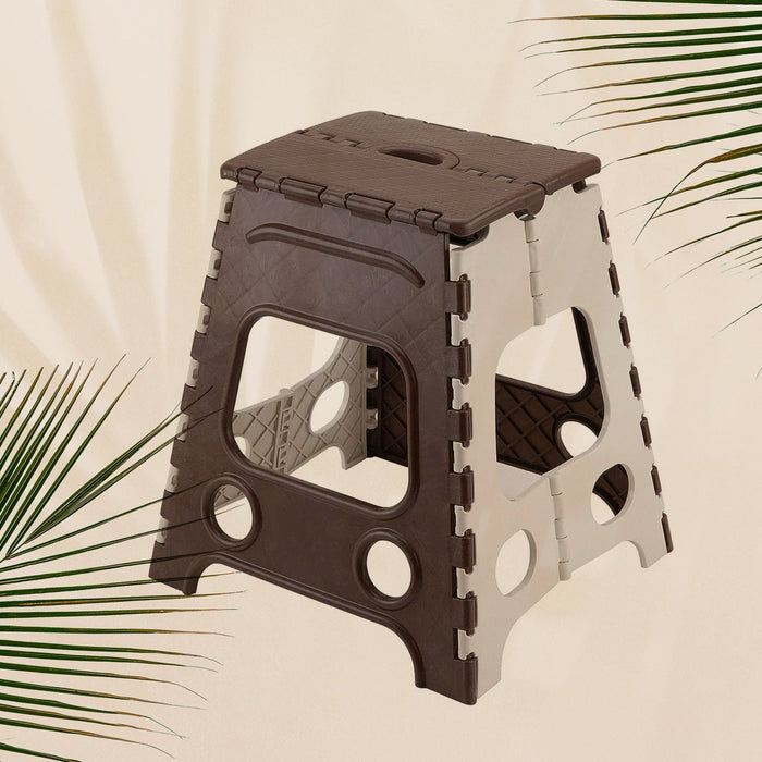 18 Inch Folding Stool – Non-Slip, Portable & Sturdy | CookAura