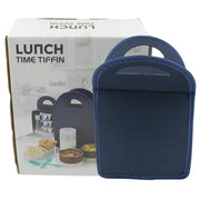 Close-up of the durable insulated bag, designed for easy carrying and keeping food fresh.