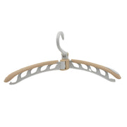 360-degree rotating hook feature of the portable hanger.
