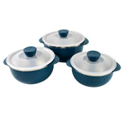 Micro shield microwave-safe bowl set with lids from Apex