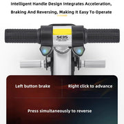 Detailed view of the Electric Suitcase specifications and features.