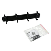 Side profile of the GlimmerHome wall mount coat hanger showcasing its compact design.