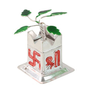 Top-down view of the compact Tulsi Idol, ideal for pooja altars.