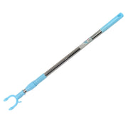 Telescopic pole clothes hook showing its compact, retracted form.