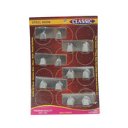 Easy installation of Styleva's self-adhesive wall hook set.