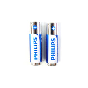 Pack of 2 alkaline AAA batteries for household electronics