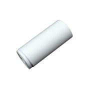 A neat stack of multiple white thermal printer paper rolls, suggesting bulk availability.