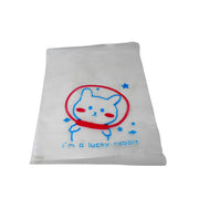 Reusable zip pouch displayed open to show interior space for essentials.