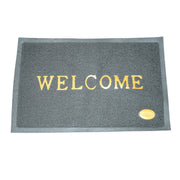 Detail view of the durable, anti-slip backing of the Welcome Door Mat, ensuring safety.