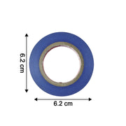 Electrical tape roll on a plain background
