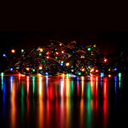Flexible multi-color LED string lights suitable for both indoor and outdoor decoration.