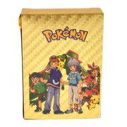 Front view of the packaging for the Golden Trading Cards set.