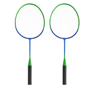 Badminton racket set for kids displayed with carry bag