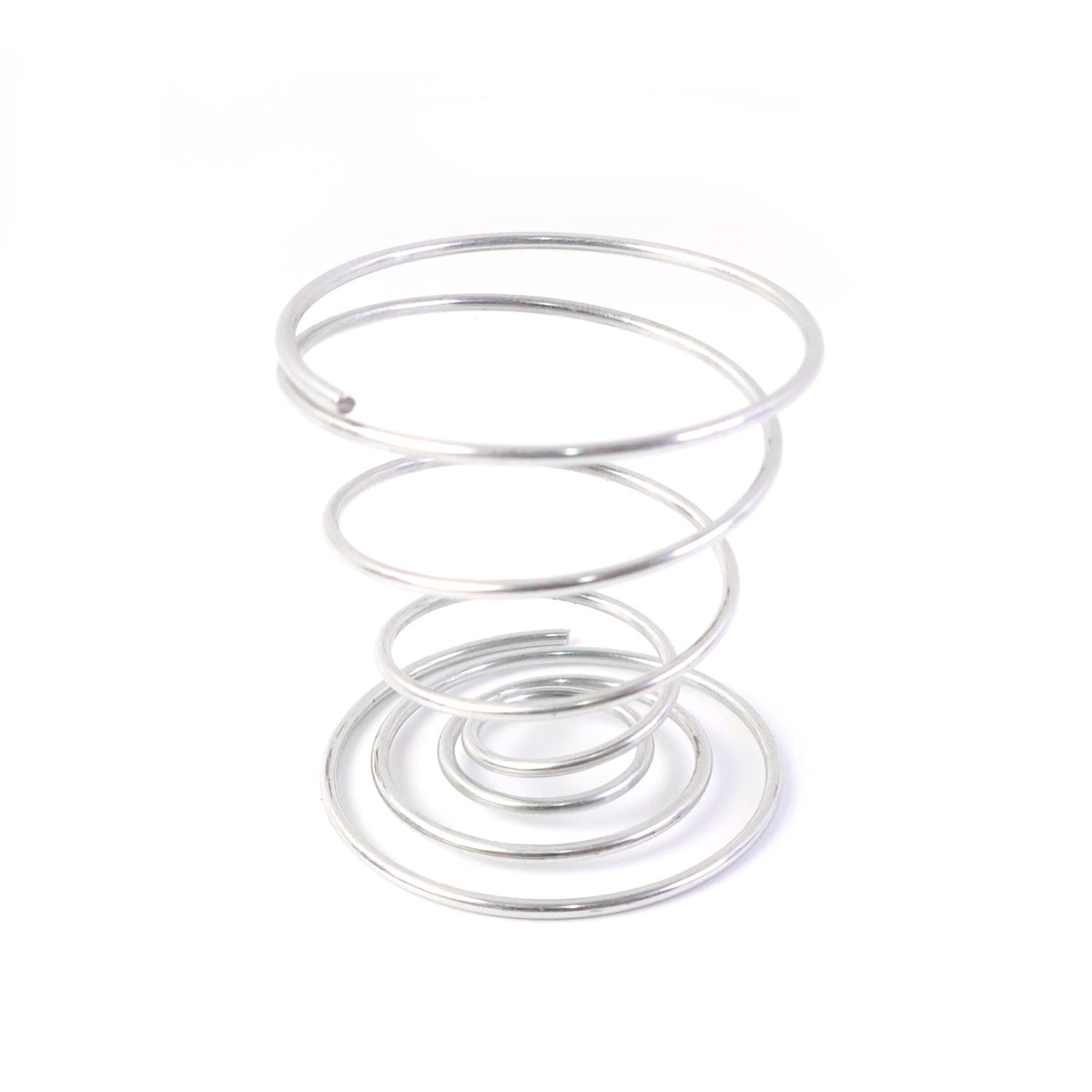 Spiral egg holder made of rust-resistant stainless steel for kitchen use