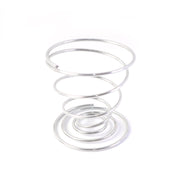 Spiral egg holder made of rust-resistant stainless steel for kitchen use