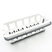 Dishcloth drying on the integrated bar of the versatile kitchen sink organizer.