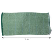 Close-up of soft cotton towel texture highlighting absorbency