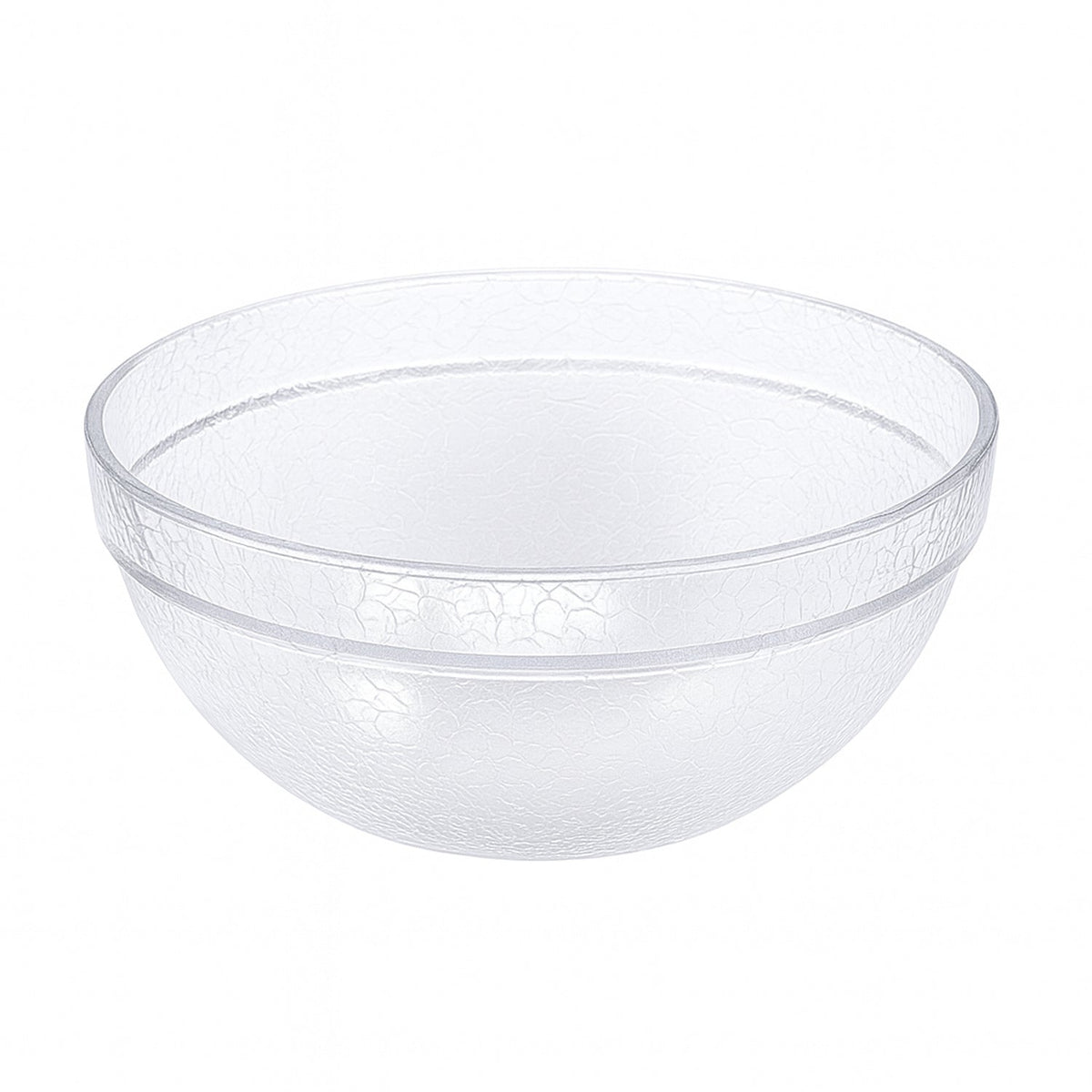 Premium quality transparent plastic mixing bowl used for kitchen and serving