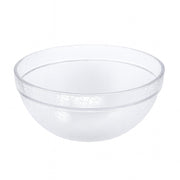 Premium quality transparent plastic mixing bowl used for kitchen and serving