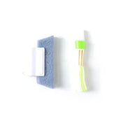 Close view of sponge scrubber in multipurpose window cleaning set