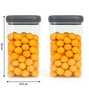 Kitchen storage container showing airtight seal design