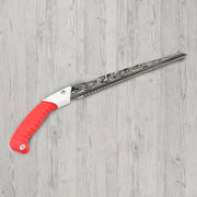 Detail view of the durable high carbon steel Hand Pruning Saw blade.