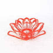 Decorative lotus LED candle light glowing softly for celebrations