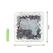 Multiple solar ice cube lights creating a festive ambiance for outdoor parties.