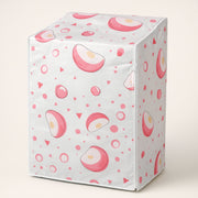Wrap protector washing machine cover demonstrating full zipper closure