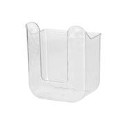 Bathroom setting featuring wall-mounted tissue dispenser holder