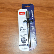 Top view of the Apex stainless steel gas stove lighter highlighting the finger guard