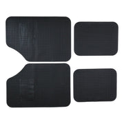 Universal vehicle interior protection mats in all-weather durable rubber
