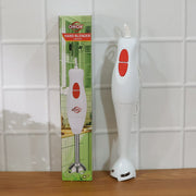 Electric hand blender stick placed on kitchen counter for use
