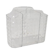 Transparent crystal-textured multipurpose organizer holder for decluttering