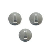 Packaging for the GlimmerHome self-adhesive hooks, showing easy installation steps.