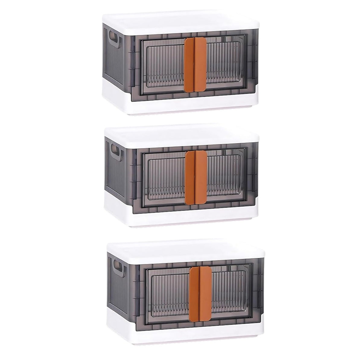 Modular black and white wardrobe storage organizer with moveable wheels