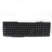 Standard 104-key layout of the plug-and-play computer keyboard.