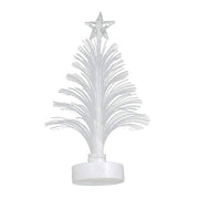 Close-up of the LED tree candle light base and battery compartment.