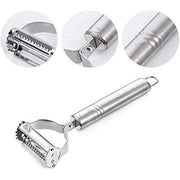 Sleek design stainless steel peeler set for comfortable kitchen use