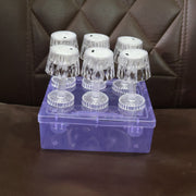 Battery operated LED mini lamps grouped to create festive and romantic lighting effects.