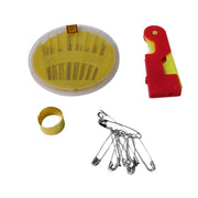 Neatly arranged 4 in 1 tailoring sewing kit showcasing threads and stitching tools