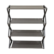 Portable shoe rack stand for multiple footwear