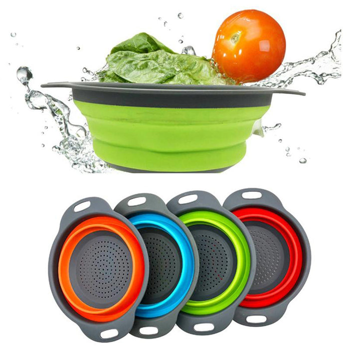 Foldable Silicone Strainer – Space-Saving Kitchen Tool | Vastate