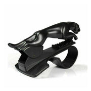 Packaging of the PHOBIA car phone holder with its distinctive leopard design.