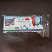 Durable cloth clips set for indoor and outdoor drying