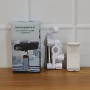Rotating car phone holder demonstrating flexible 360 degree movement