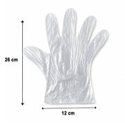 Hygienic disposable gloves for kitchen and cleaning