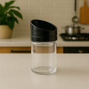 Apex kitchen jars highlighting flexible slant lid design and airtight seal